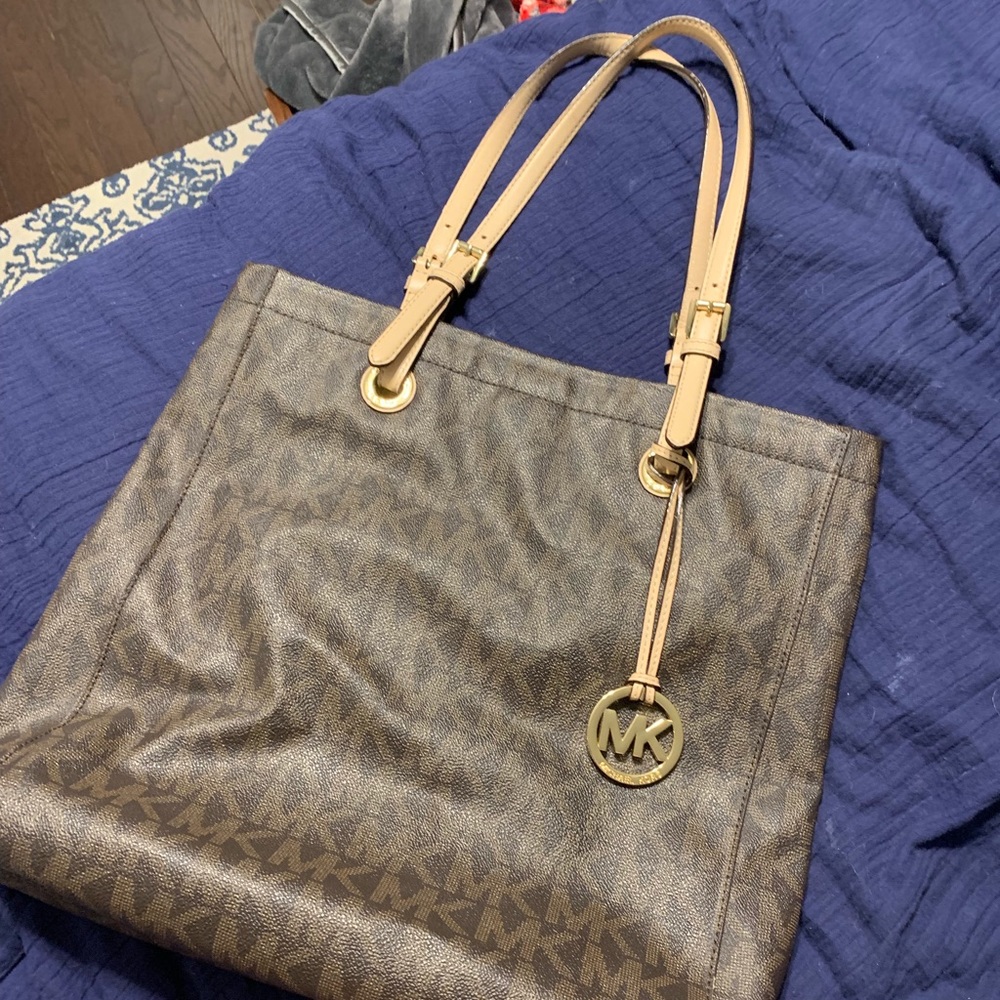 Michael Kors NS Signature Brown Tote